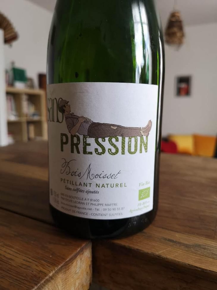 Sans Pression - Domaine Ferme Bois Moisset - Sylvie & Philippe Maffre 