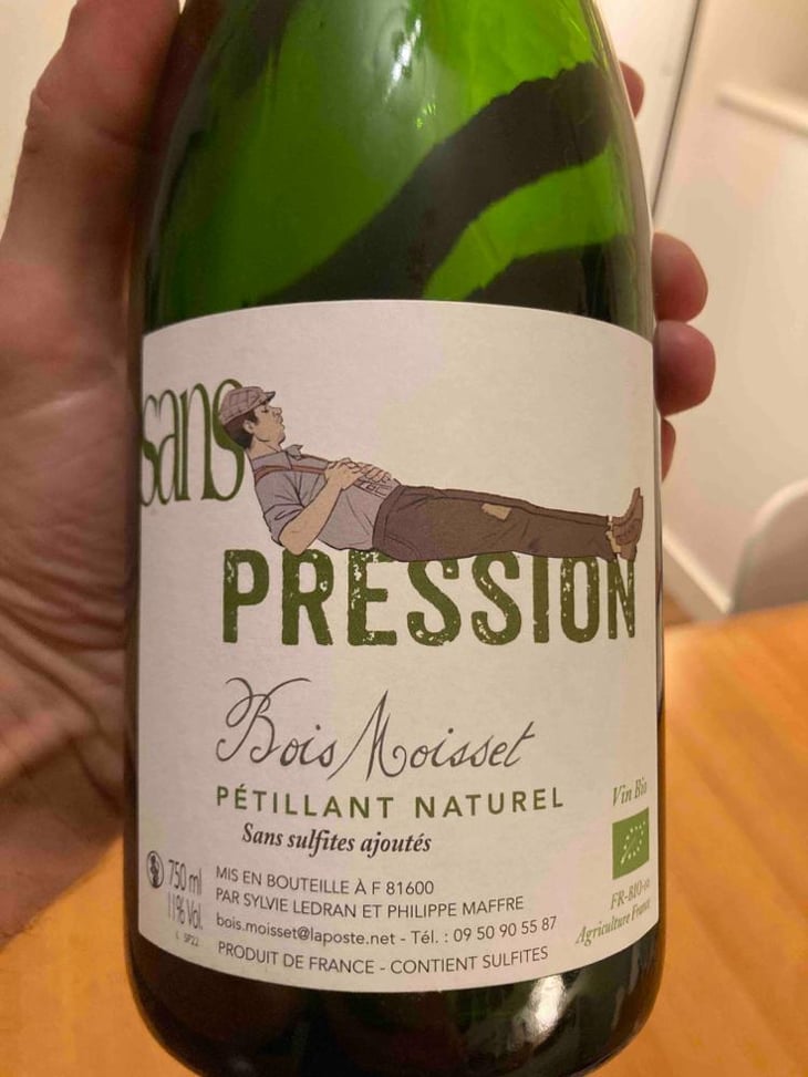 Sans Pression - Domaine Ferme Bois Moisset - Sylvie & Philippe Maffre 