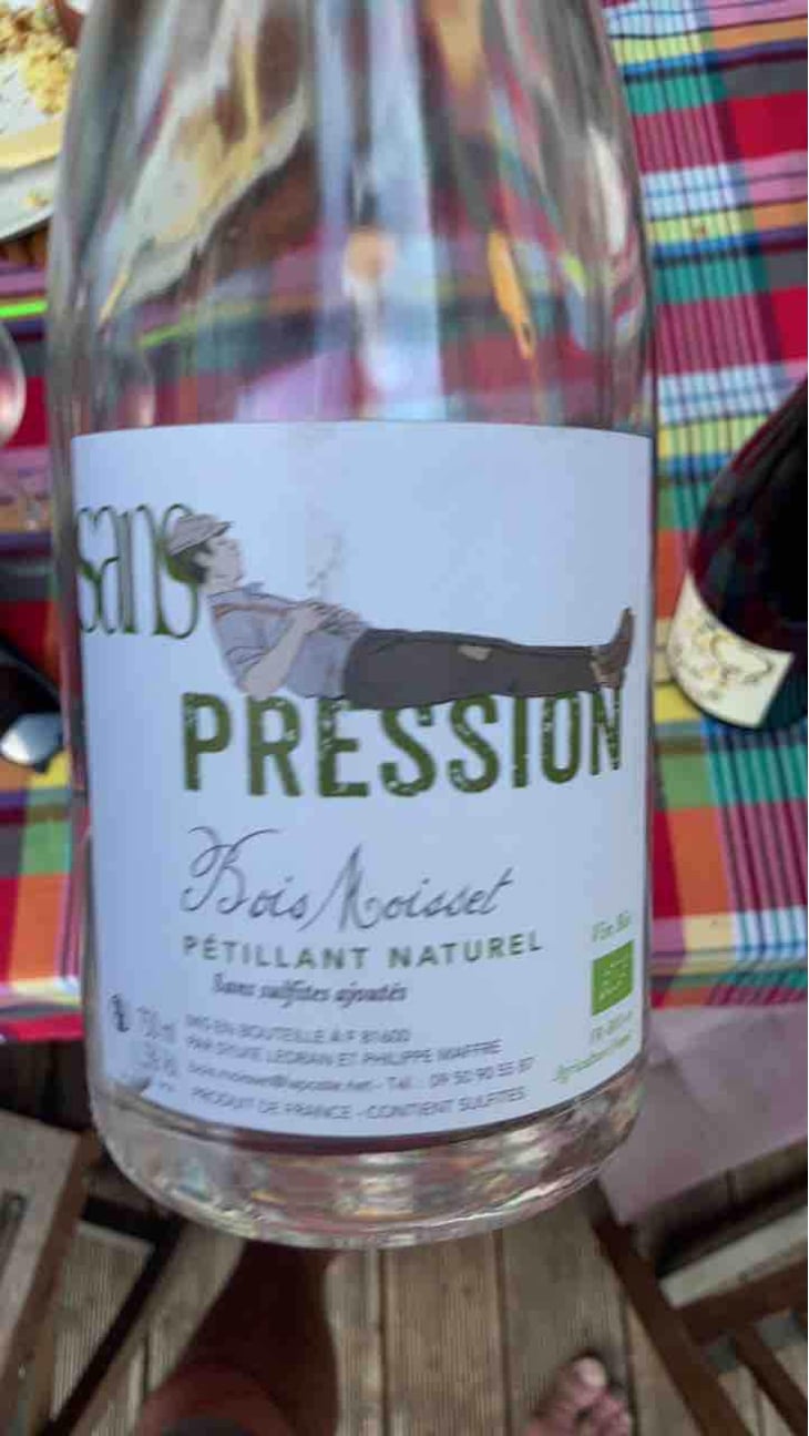 Sans pression (rosé) (sans sulfites ajoutés) - Domaine Ferme Bois Moisset - Sylvie & Philippe Maffre -2020
