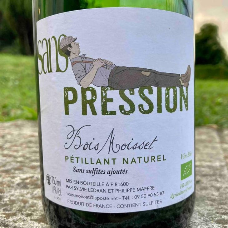 Sans pression (sans sulfites ajoutés) - Domaine Ferme Bois Moisset - Sylvie & Philippe Maffre -2021