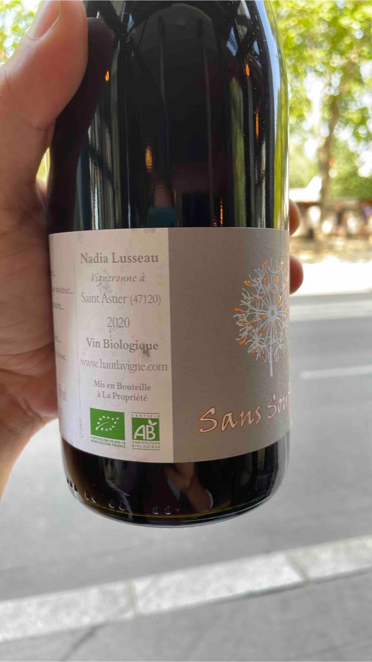Sans Souffle - Château Haut Lavigne - Nadia Lusseau 