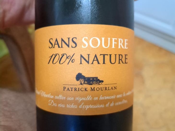 Sans Soufre 100% Nature - Domaine Patrick Mourlan - Patrick Mourlan -2022