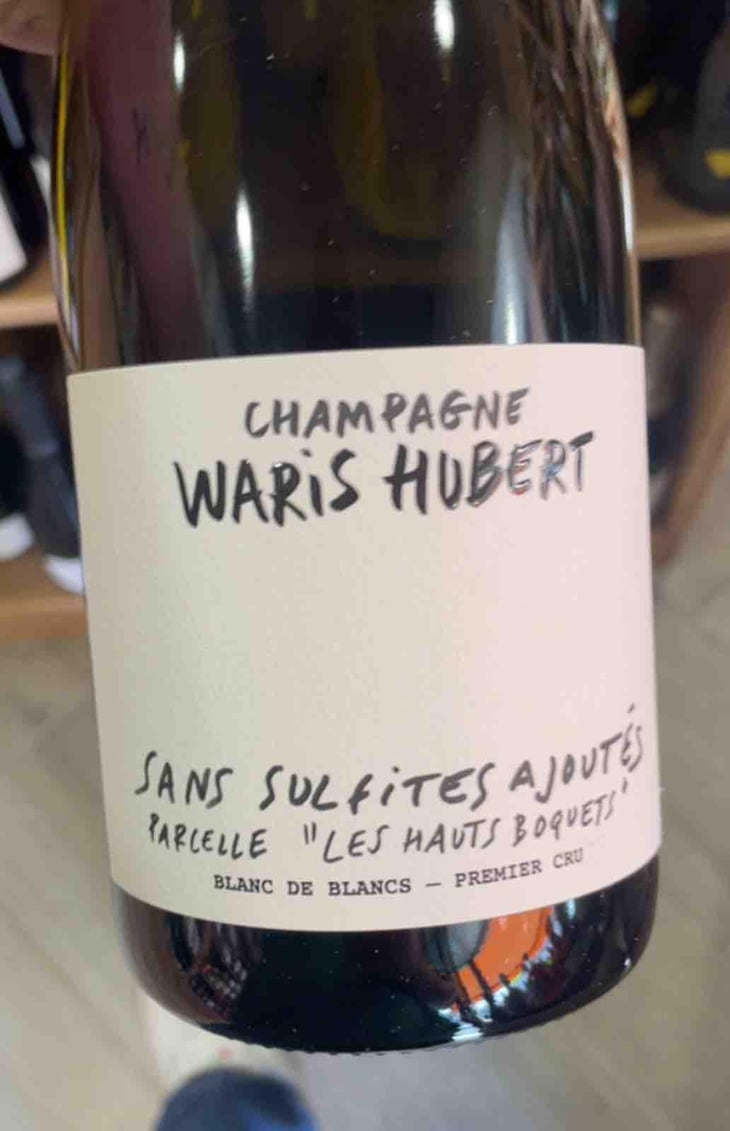 Sans Sulfites Ajoutés "Les Hauts Boquets" - Waris-Hubert [BIO_ORGANIC] - Olivier & Stéphanie Waris 