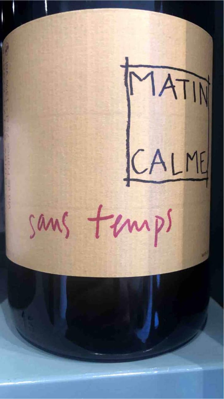 Sans Temps - Domaine du Matin Calme - Anthony Guix 