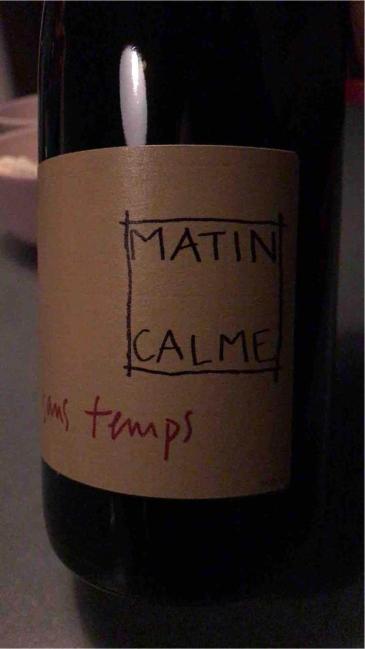 Sans Temps - Domaine du Matin Calme - Anthony Guix 