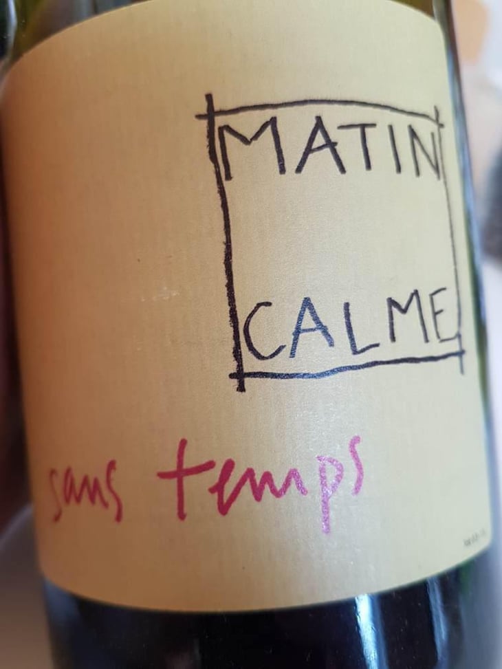 Sans Temps - Domaine du Matin Calme - Anthony Guix 