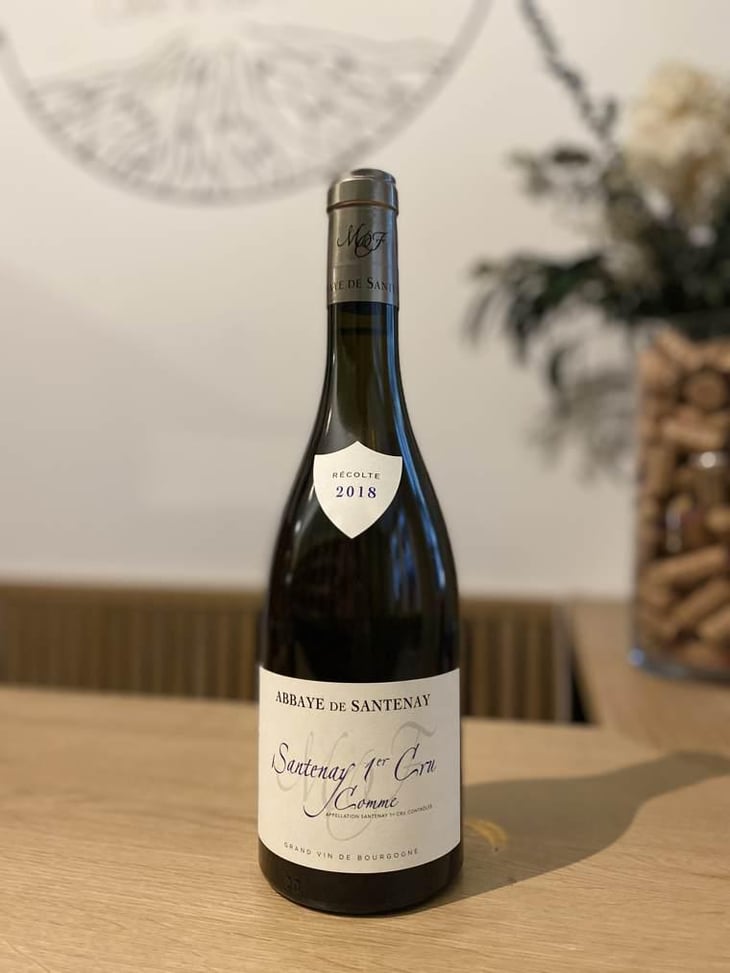 Santenay 1er Cru Comme - Abbaye de Santenay - Anne Clair et Ludovic Pierrot -2018