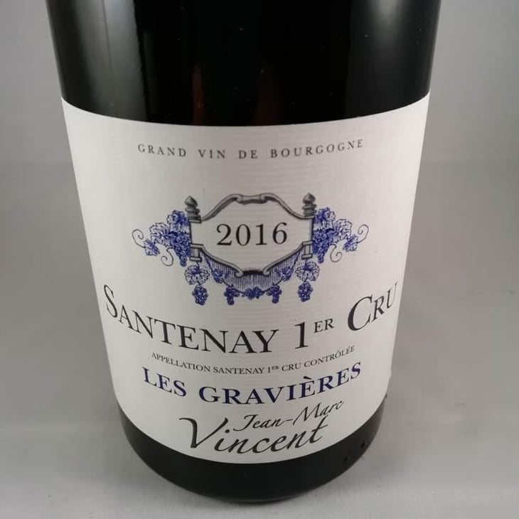 santenay 1er cru Les Gravières - Domaine Jean-Marc Vincent - Anne-Marie & Jean-Marc Vincent 