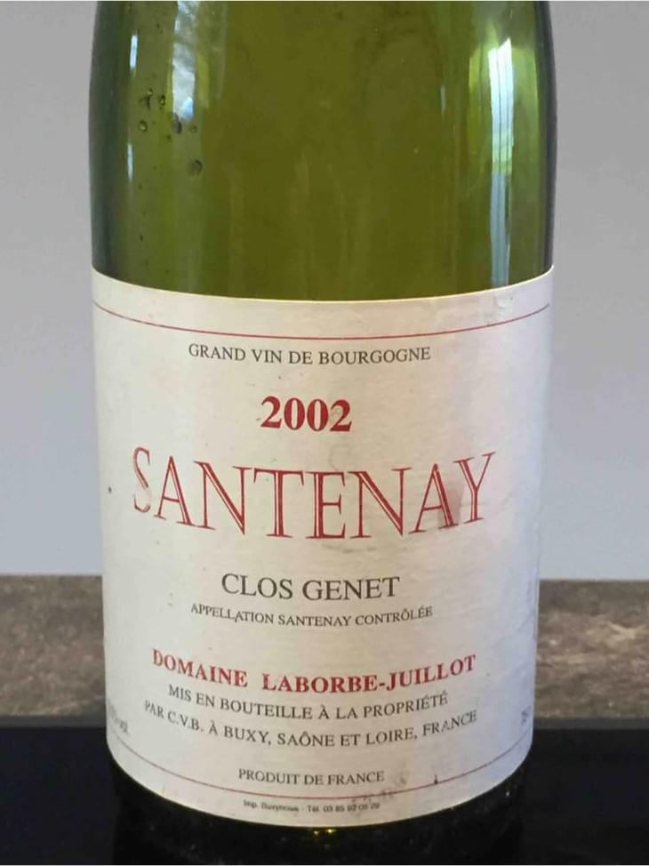 Santenay Clos Genet - Laborde Juillot - Les Vignerons De Buxy 