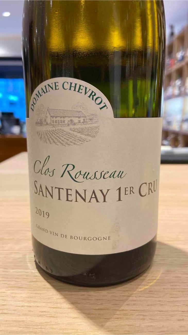 Santenay Premier Cru Clos Rousseau - Domaine Chevrot - Vincent & Pablo Chevrot -2019