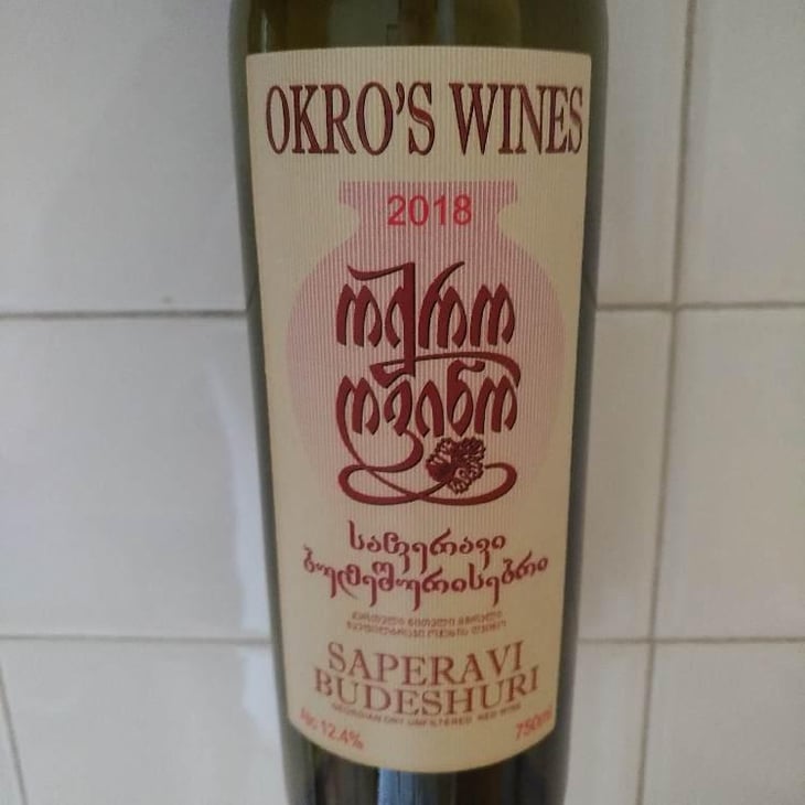 Saperavi Budeshuri - Okro's Wines - John Okruashvili 