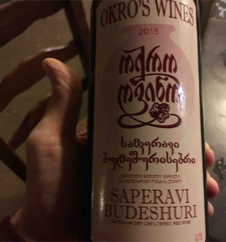 Saperavi Budeshuri - Okro's Wines - John Okruashvili 
