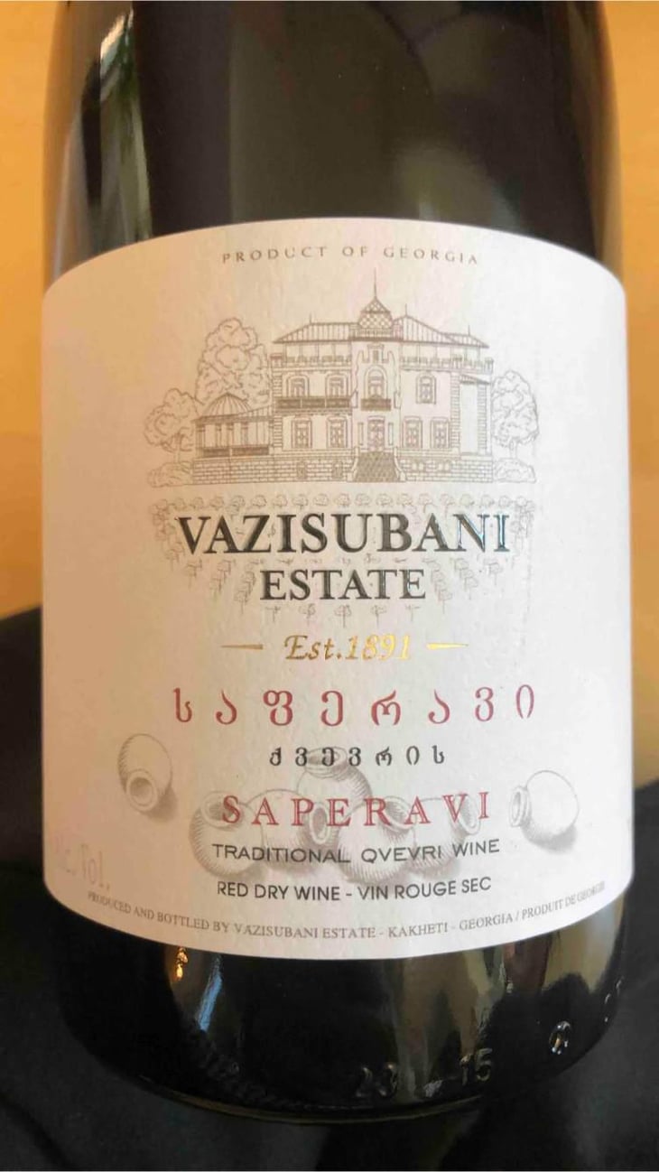 Saperavi - Georgia - Vazisubani Estate 