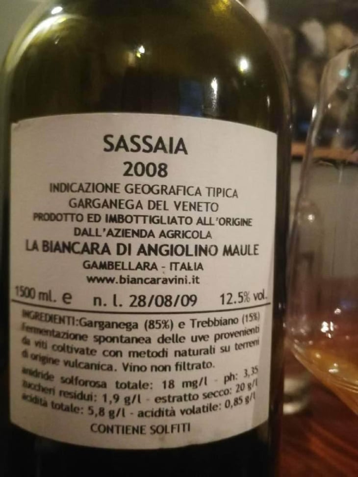 Sassaia - Azienda Agricola La Biancara - Angiolino Maule 
