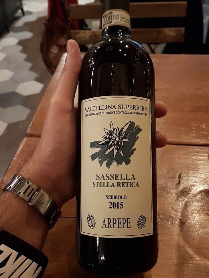Sassella Riserva Valtellina Superiore Vigna Regina - Arpepe - Arturo, Guido, Isabella & Emanuele Pelizzatti Perego 