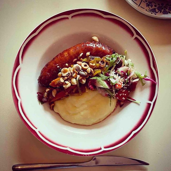 Saucisse Du Boucher Et Sa Puree Maison - Popina - 664024