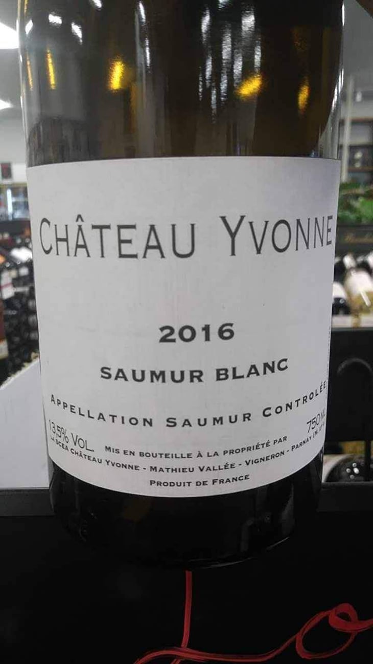 Saumur Blanc - Château Yvonne - Matthieu Vallée 