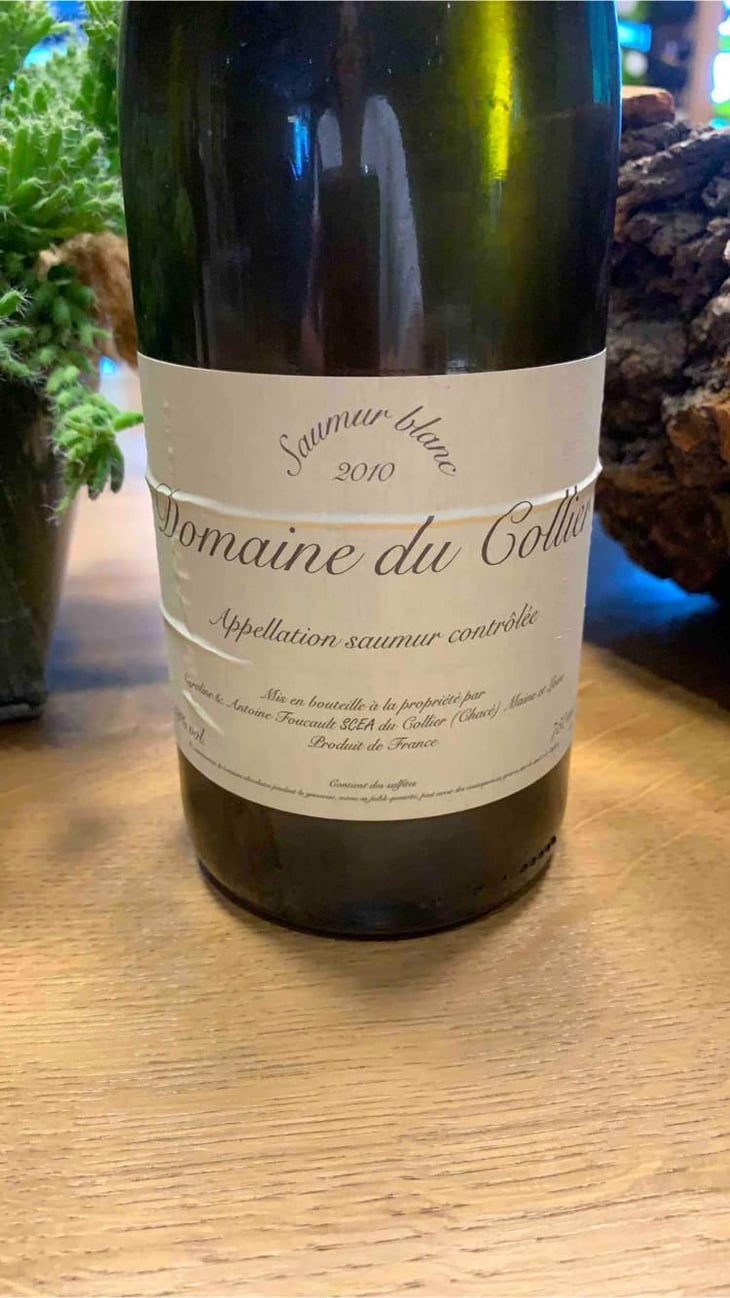 Saumur Blanc - Domaine du Collier - Antoine & Caroline Foucault 