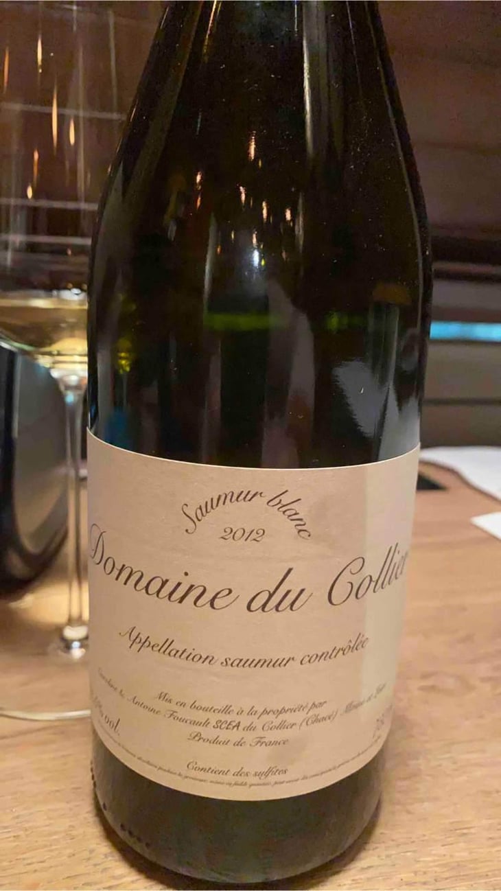 Saumur Blanc - Domaine du Collier - Antoine & Caroline Foucault 