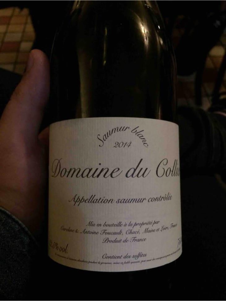 Saumur Blanc - Domaine du Collier - Antoine & Caroline Foucault 
