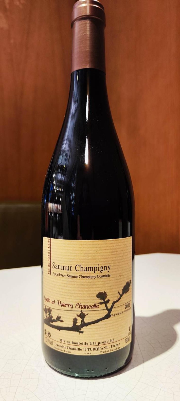 Saumur Champigny - Domaine Chancelle - Thierry & Lydie Chancelle 
