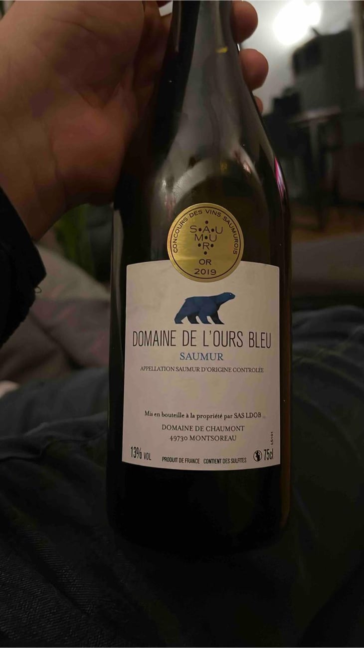 Saumur - Domaine de L’ours Bleu - Jerôme Baillargeau -2019