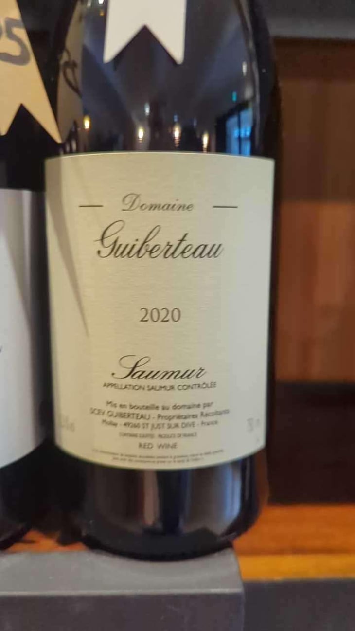 Saumur Rouge - Domaine Guiberteau - Romain Guiberteau 