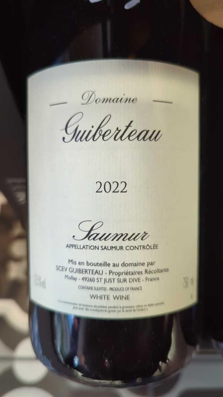 Saumur Rouge - Domaine Guiberteau - Romain Guiberteau 