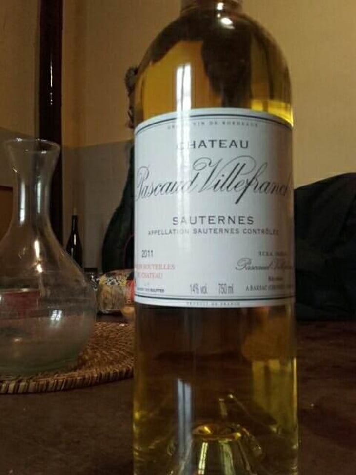 Sauternes - Pascaud Villefranche - Pascaud Fabien 