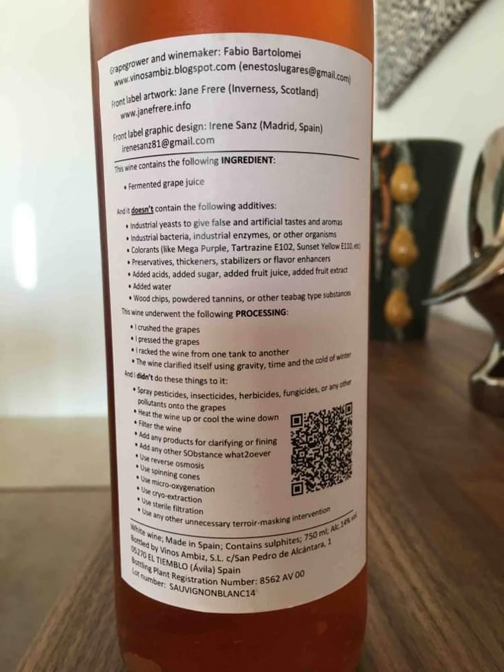 Sauvignon Blanc - Vinos Ambiz - Fabio Bartolomei 