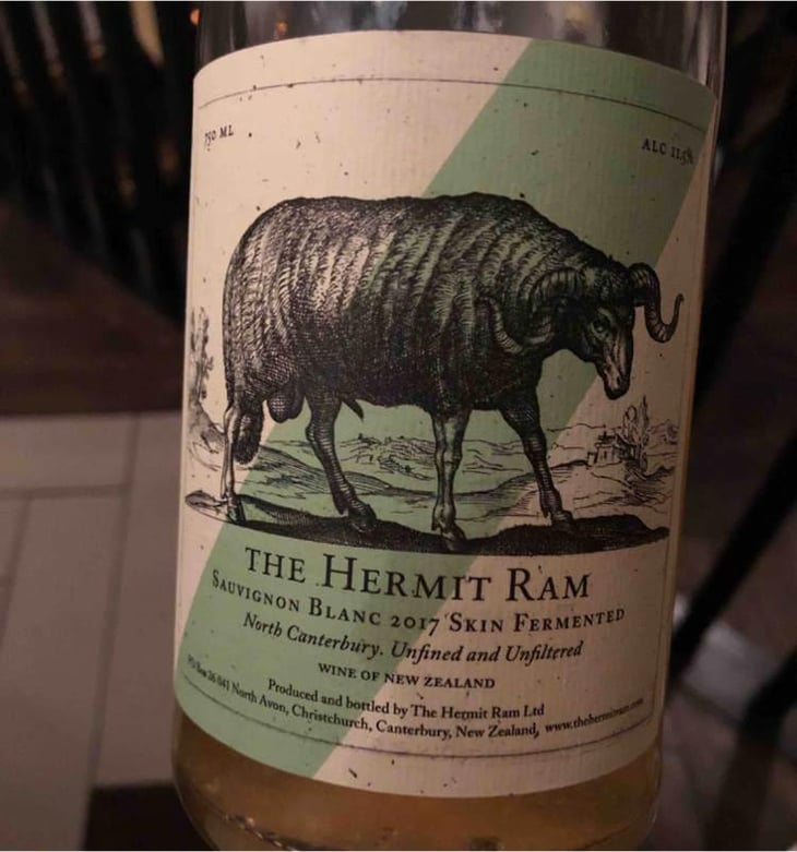 Sauvignon Blanc Skin Fermented - The Hermit Ram - Theo Coles 