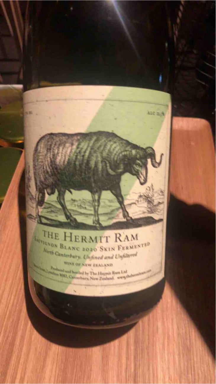 Sauvignon Blanc Skin Fermented - The Hermit Ram - Theo Coles 