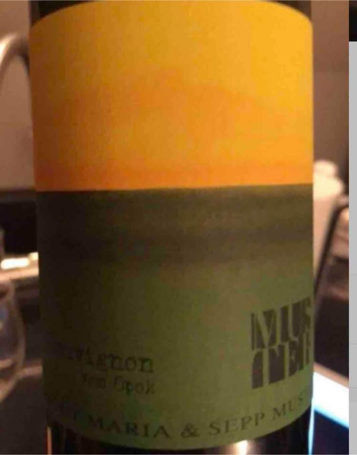 Sauvignon vom Opok - Weingut Muster - Maria & Sepp Muster 