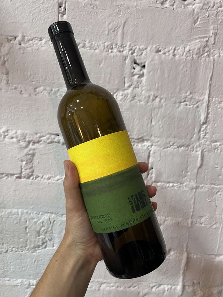 Sauvignon vom Opok - Weingut Muster - Maria & Sepp Muster 