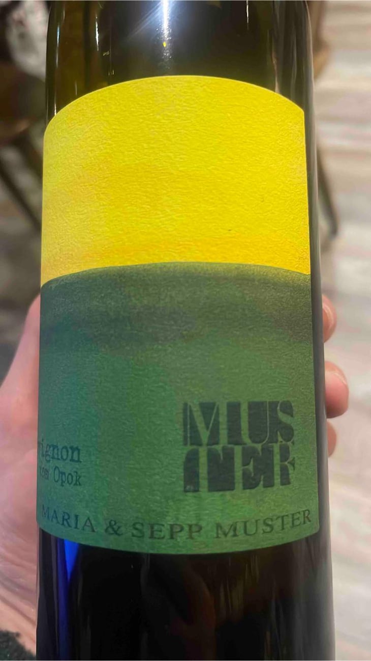 Sauvignon vom Opok - Weingut Muster - Maria & Sepp Muster 