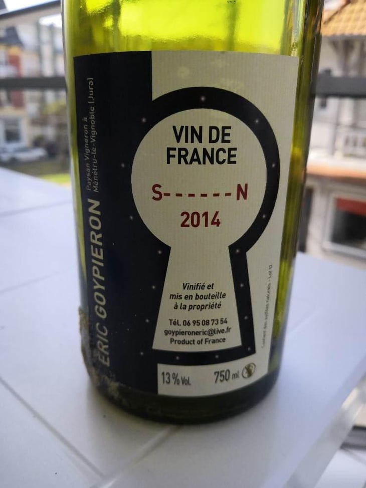 Savagnin - L'Entre-Coeur - Eric Goypieron 