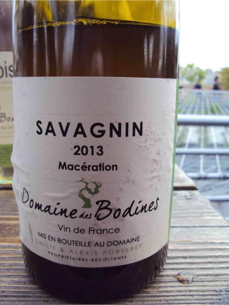 Savagnin Macération - Domaine des Bodines - Emilie & Alexis Porteret 