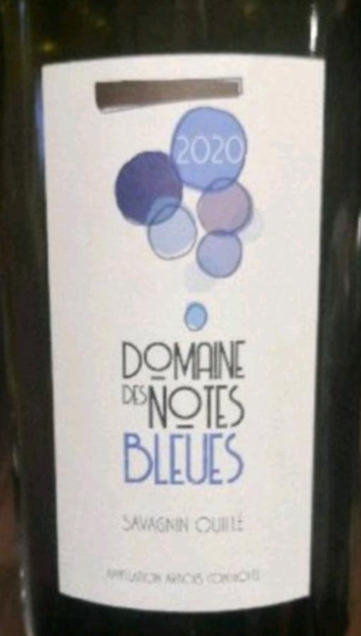 Savagnin ouille - Domaines des notes bleues - Cédric Mottet -2020