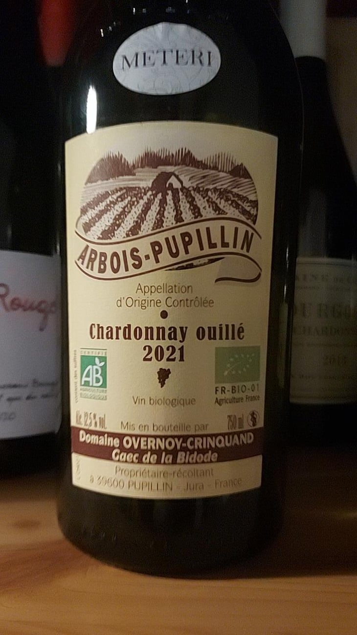 Savagnin Ouillé - Overnoy-Crinquand - Mickaël & Romaric Crinquand -2017