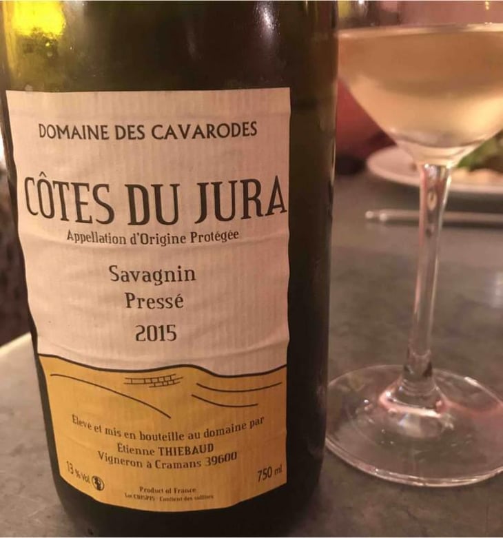 Savagnin Pressé - Domaine des Cavarodes - Etienne Thiebaud 