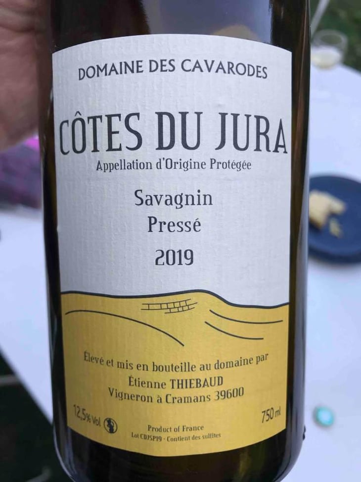 Savagnin Pressé - Domaine des Cavarodes - Etienne Thiebaud 