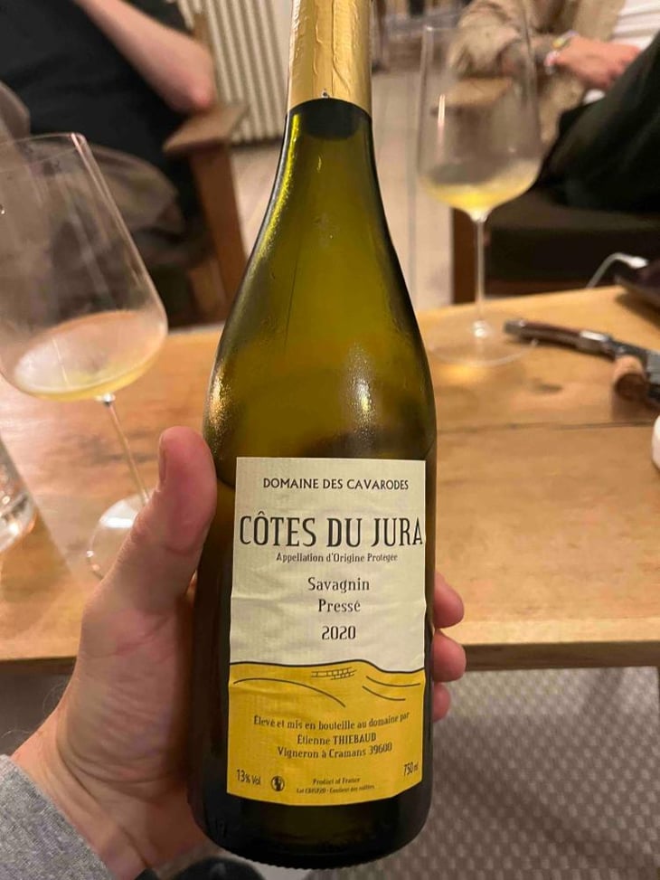 Savagnin Pressé - Domaine des Cavarodes - Etienne Thiebaud 