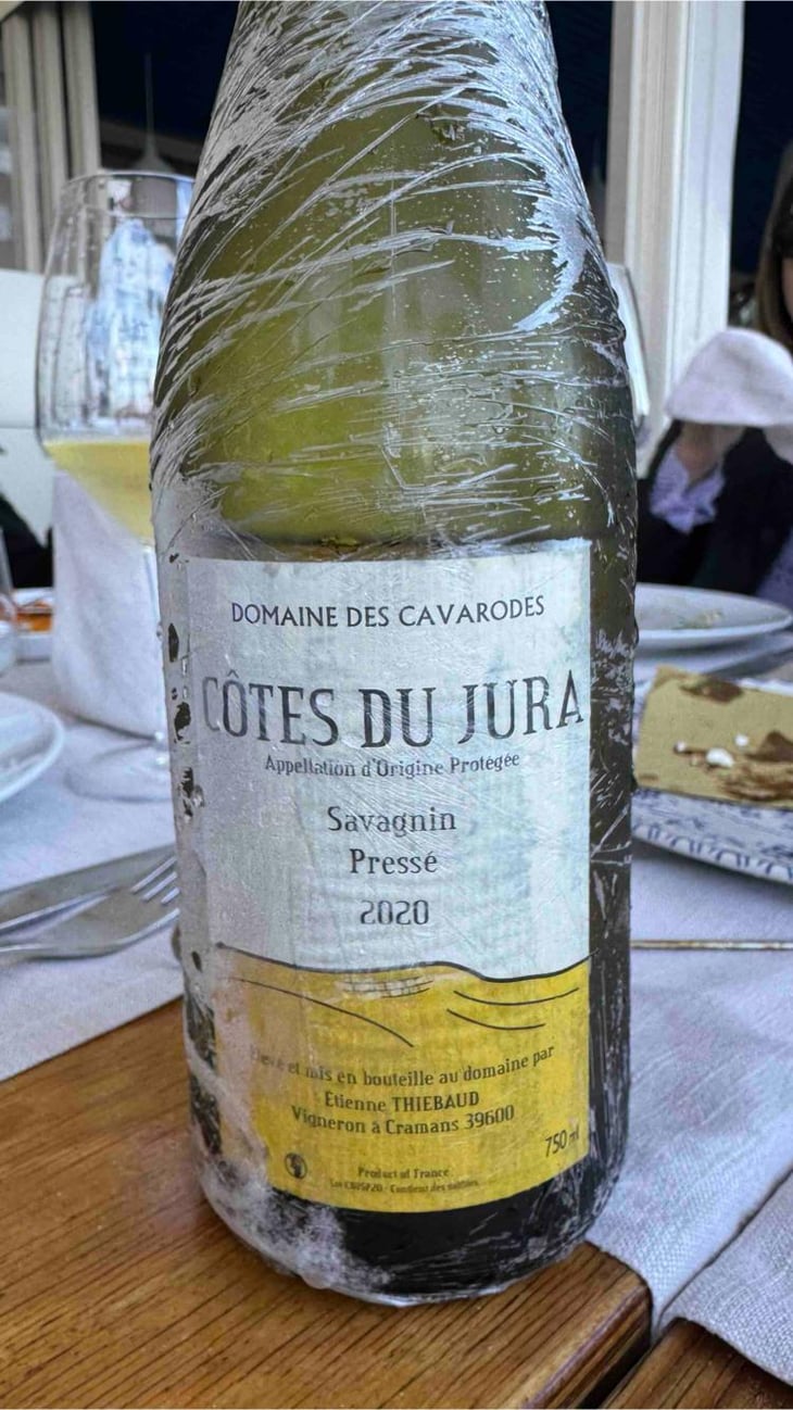 Savagnin Pressé - Domaine des Cavarodes - Etienne Thiebaud 