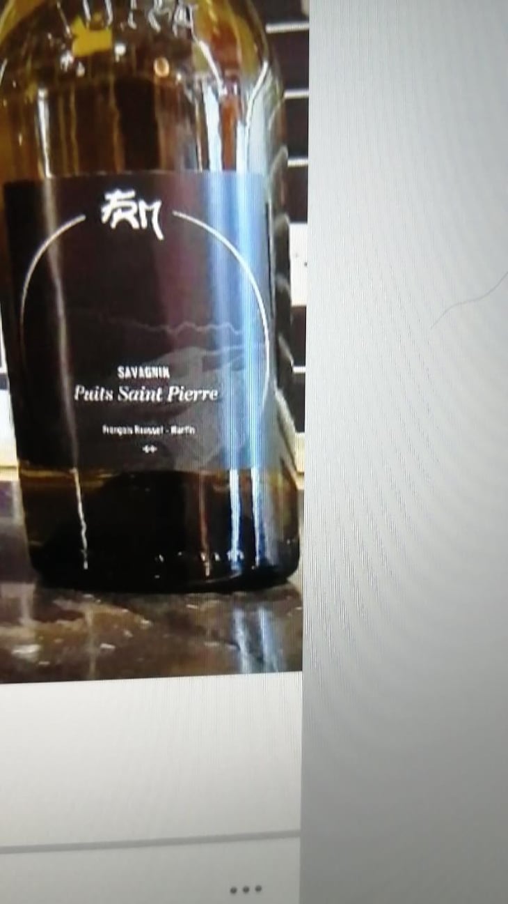 Savagnin - "Puits Saint-Pierre" - FRM - François Rousset-Martin 