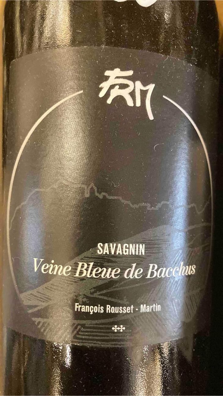 Savagnin - "Veine Bleue de Bacchus" - FRM - François Rousset-Martin 