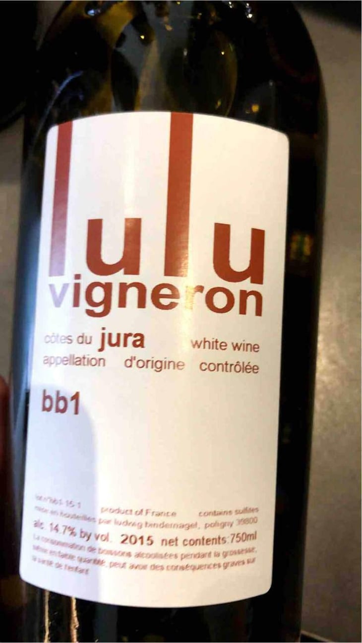 Savagnin - Lulu Vigneron - Ludwig Bindernagel 