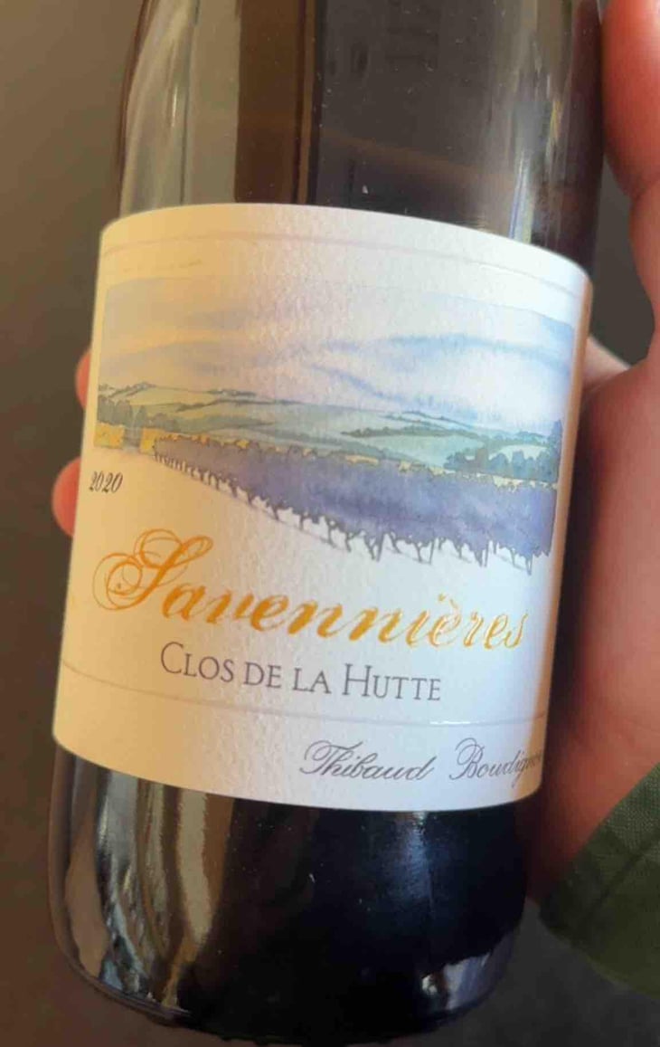 Savennières Clos de la Hutte - Thibaud Boudignon - Thibaud Boudignon -2019