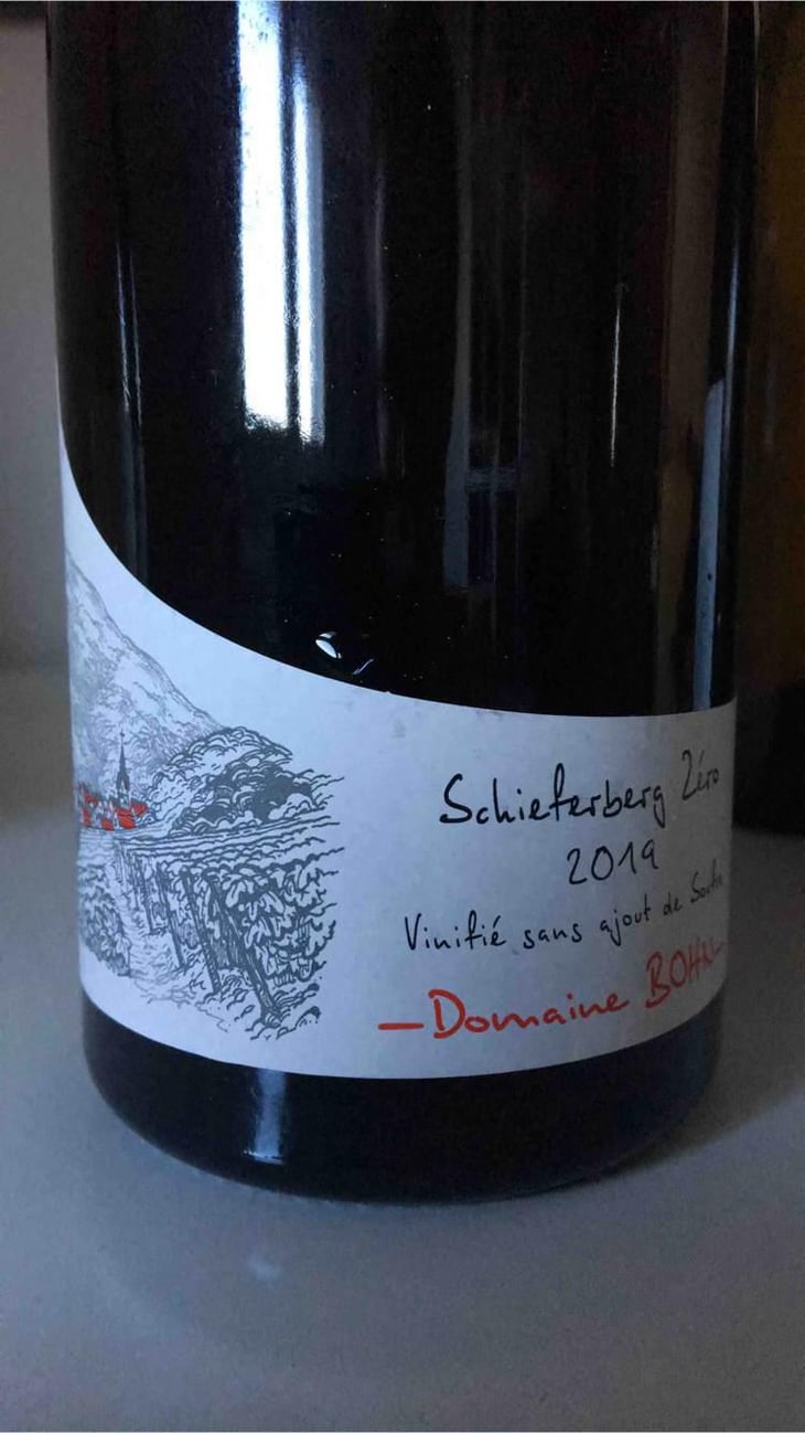 Schieferberg Zéro - Domaine Bohn - Bernard & Arthur Bohn 