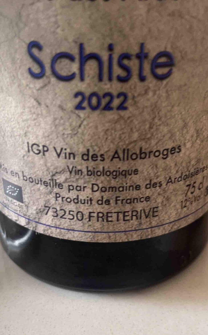 Schistes - Domaine Des Ardoisières - Brice Omont 