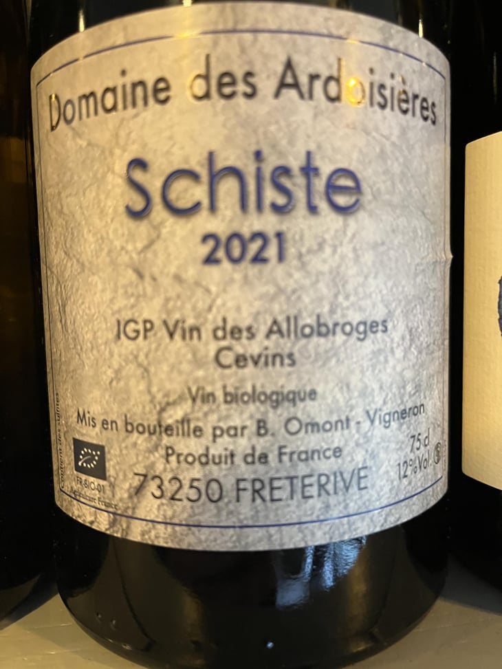 Schistes - Domaine Des Ardoisières - Brice Omont 